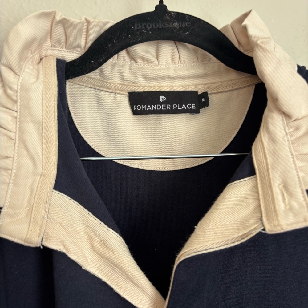 Tuckernuck Navy Dress with White Trim - Picture 9 of 13